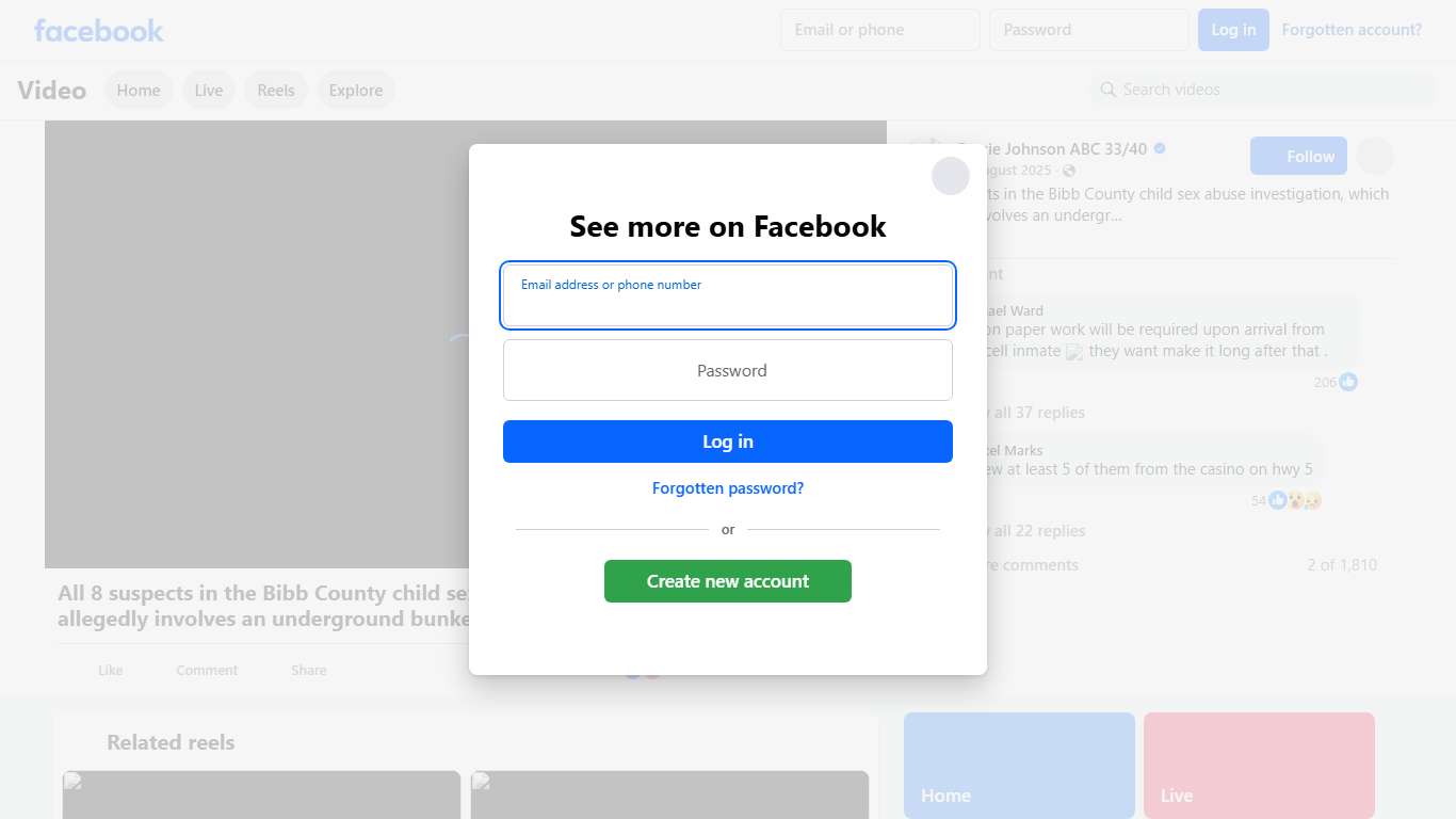 All 8 suspects in the Bibb County child sex abuse investigation, which allegedly involves an underground bunker, just arrived at the Bibb County Courthouse for various hearings. *They were transported with other unrelated inmates. Updates to come. ABC 33/40 Gracie Johnson ABC 33/40 Facebook